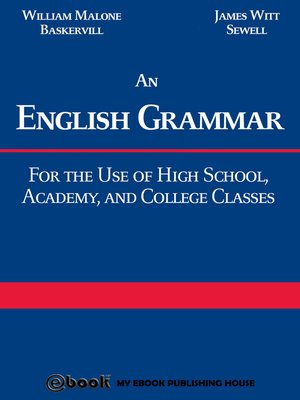 cover image of An English Grammar